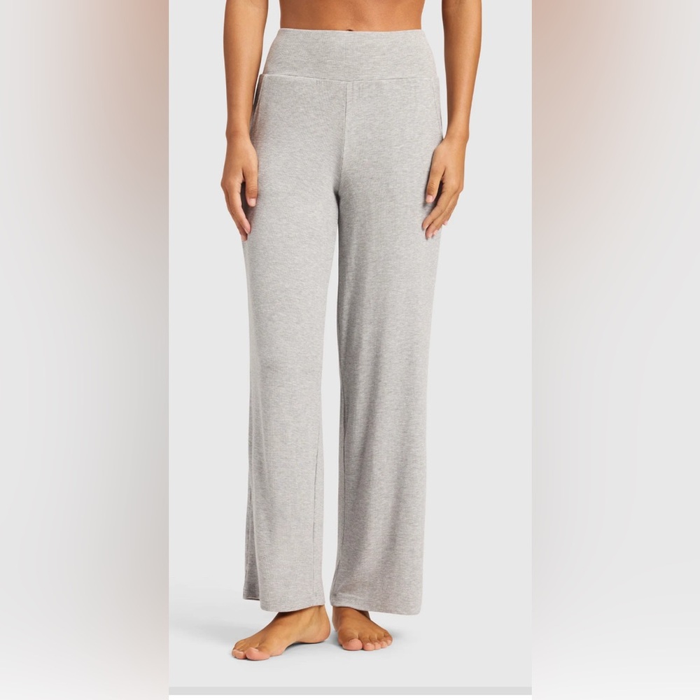 Cozy Earth ribbed bamboo Gray Lounge Pants